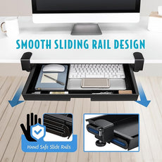 EHO Under Desk Slide-Out Storage Drawer, Large 20