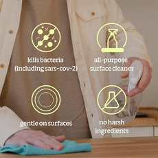 BRIOTECH Sanitizer Disinfectant Hypochlorous Spray, Kill 99.99% of Viruses & Bacteria, Control Mold, Eliminate Odor, Gentle for Nurseries, Food Contact Surface Sanitizer, 2 fl oz Travel Size