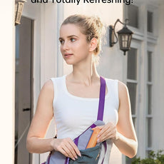 JISULIFE Handheld Mini Fan, 3 IN 1 USB Rechargeable Portable Fan [12-19 Working Hours] with Power Bank, Flashlight, Pocket Design for Travel/Summer/Concerts/Lash, Gifts for Women (Tropical Coral)