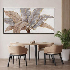 CHUDANHAO Botanical Wall Art Vintage Pictures Wall Decor Grey and Gold Photo Prints Line Wall Hangings 24