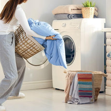 ROSGONIA Full Size Comforter Sets for Girls Boys Kids Light Blue, 3pcs Comforter Full Size (1 Comforter & 2 Pillowcases) Lightweight Dorm Bedding Sets