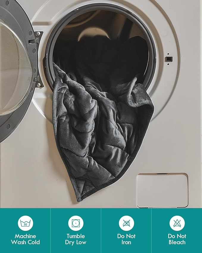 Kaisa Weighted Lap Blanket 5 lbs 23" x 29", Cozy Luxury Crystal Velvet Small Weighted Blanket for Adults, Portable Travel Weighted Blanket for Relaxation, Ideal Gifts for Christmas New Year, Gray