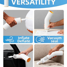 Cordless Car Vacuum, 4 in 1 Portable Mini Handheld Vacuum Cleaner with 15000pa Suction Power, 2 Suction Modes & Multi-Nozzles for Car Home Office Pet, White