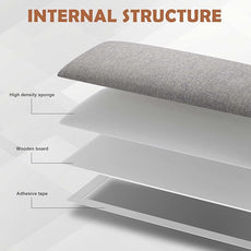 IFNOW Upholstered Wall Mounted Headboard, 3D Soundproof Wall Panels Peel and Stick for Queen Size, Reusable and Removable Tufted Bed Headboard in Medium Grey (9 Panels, 10