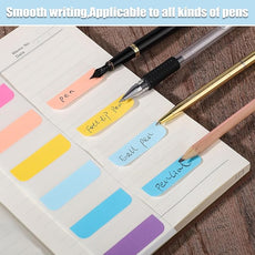 240 Pcs Sticky Index Tabs, 1.8×1inch Colored Book Sticky Tabs for Notebooks, Repositionable Page Tabs for Notebooks File Classification
