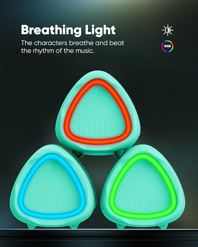 Bluetooth Speaker with HD Sound, Portable Wireless, IPX5 Waterproof, Up to 20H Playtime, TWS Pairing, BT5.3, for Home/Party/Outdoor/Beach, Electronic Gadgets, Birthday Gift (Teal)