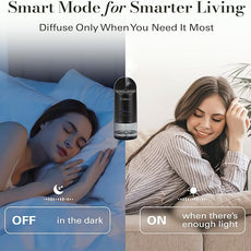 JCLOUD 2025 Plug in Diffuser for Essential Oils, Waterless Scent Diffuser Cover Up to 500 Sq. Ft. for Home, Office, Spa - Portable Wall Aromatherapy Device 160ML, Black