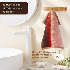 SEMAXE 100% Cotton Washcloths 12-Pack, 13 × 13 Inch Soft Luxury Face Towels – Super Absorbent & Quick-Dry, Premium Cloth with Hanging Loop, Oeko-TEX Certified, Gift-Ready Box