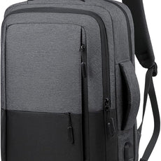 VGOAL Travel Laptop Backpack, Laptop Bookbag College Backpack Durable Water Proof with USB Charging Port for Men Women (KT0107W-G)