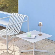 KDG 2 Pack Cordless Table Lamp,Portable LED Desk Lamp, 4000mAh Battery Operated, 3 Color Stepless Dimming Up, for Restaurant/Bedroom/Bars/Outdoor Party/Camping/Coffee Shop Night Light(Brushed Nickel)