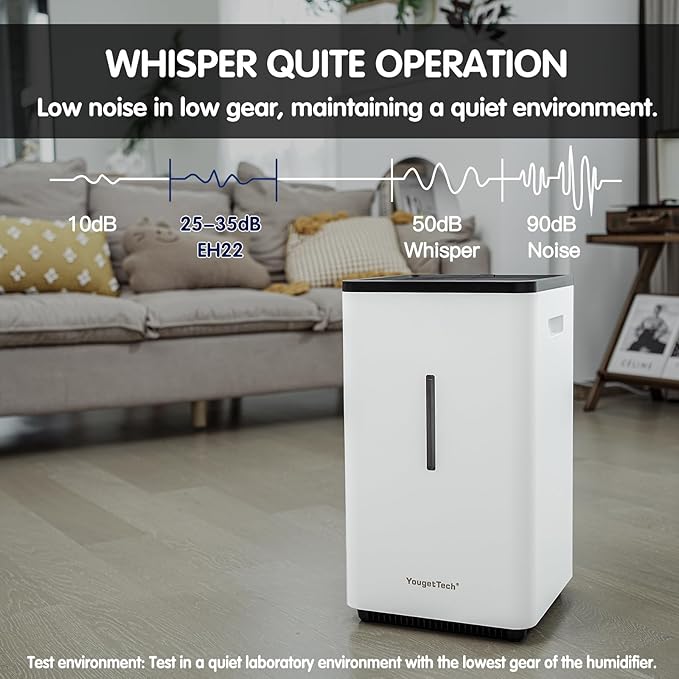 Evaporative Humidifiers |6.5L(1.8Gal) Tank for Whole Room no mist Humidifier | 30 W Cool Humidifiers Evaporative | 7 Speed | MAX Output 1500 ml/h | Auto Humid | Top Filling | White