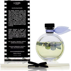 LOVSPA Reed Diffuser Set, English Garden Scented Oil Diffuser with Sticks, Home Fragrance Accessories for Bathroom Shelf Decor, Aroma Diffusers for Home or Office Desk, USA Made