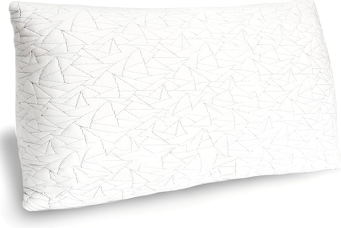 EnerPlex Memory Foam Pillows - Pack of 1 Adjustable, CertiPUR-US Certified King Size Pillows for Sleeping w/Extra Foam & Removable Viscose of Bamboo Cover - Machine Washable Firm Pillow