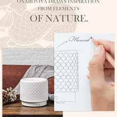 Essential Oil Diffuser, 280ml Ceramic Aromatherapy Diffuser with Ultrasonic Cool Mist Humidifier, Timer, Auto Shut-Off, Large Room Aroma Diffuser for Home, Bedroom, Office, Yoga