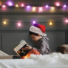 suddus Globe String Lights Outdoor Waterproof, 100 Led Colorful Globe Lights with Remote, Battery Powered String Lights for Backyard, Patio, Garden, Party, Christmas, Bedroom, Multicolor