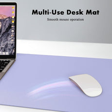 YSAGi Double-Sided Desk Mat, Eco Cork & Leather Desk Protector, Large Mouse Pad & Writing Pad for Office/Home (23.6