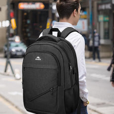 MATEIN 18.4 Inch Laptop Backpack 50 L, Extra Large Anti Theft Carryon Backpack TSA Approved, Work Business Bag with Multiple Compartments & Luggage Strap for Travel, Gifts for Men Women, Black