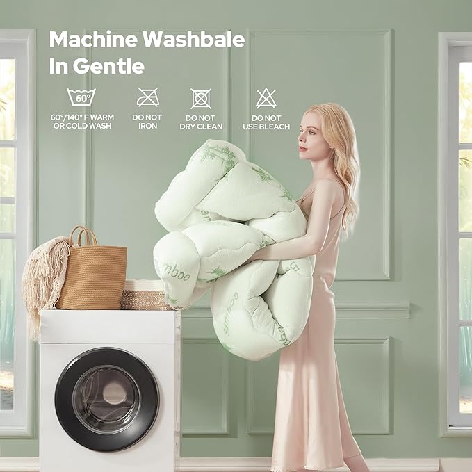 BEDLORE King Mattress Topper Viscose Derived from Bamboo, Thick Pillow Top Mattress Pad with Stretchable Pockets for 6"-18" Mattress, Soft Breathable Mattress Topper for Back Pain Relief