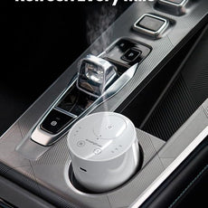 Waterless Essential Oil Diffuser, Portable Aromatherapy Diffuser with 20mL Capacity, Battery Operated Mini Scent Diffuser,3 Mist Levels & Timers, Leak-Free, for Home, Car, Office (White)