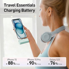 iWALK Portable Charger for iPhone 17/16/15 USB-C Small Power Bank 20W 4,500mAh Fast Charging Battery Pack Compatible with iPhone 15/16/17 Plus/17 Pro/17 Pro Max, Samsung Galaxy S25/S24/S23 Android