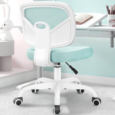Primy Kids Desk Chair, Pink Study Chair for Boys Girls with Height Adjustable, Swivel Mesh Task Student Chairs for 4-12, Growing Teen Office Chair for Home/School/Office (Light Teal)