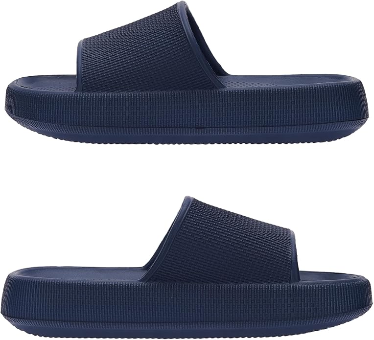 Joomra Pillow Slippers for Women and Men Non Slip Quick Drying Shower Slides Bathroom Sandals | Ultra Cushion | Thick Sole