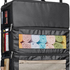 Suitcase Organizer, Travel Luggage Organizer Hanging Shelves Packing Cube Closet/Collapsible Portable Travel Organizer for Carry-on