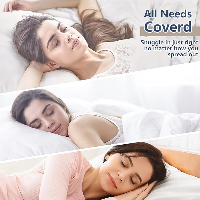 CozyLux Pillows Queen Size Set of 2, Soft and Supportive 3D Down Alternative Bed Pillow for Sleeping 2 Pack Black, Luxury Hotel Quality Gusseted Bedding Pillow for Back, Stomach or Side Sleepers 18x28