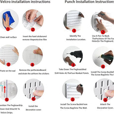 Revamp Your Space With A Versatile Pegboard Kit - Effortlessly Organize Home, Office, And Gaming Setup With Customizable Hanging Solutions (White)