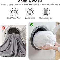 EMME Muslin Cotton Duvet Cover Set Dark Grey Twin Size Linen Like Soft Breathable Lightweight Summer Comforter Cover Set with Zipper Closure (Dark Grey, Twin, 68