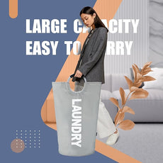 Caroeas 90L Laundry Basket (13 Colors), Waterproof Laundry Hamper, Laundry Bag with Padded Handles, Clothes Hamper, Collapsible Laundry Basket Easy Storage