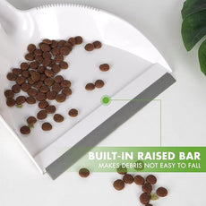 Small Broom and Dustpan Set, Dustpan and Brush Set, Small Brush and Dustpan Set, Hand Broom and Dustpan Set, Mini Handheld with Home, Desktop, Kitchen, pet