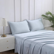 California King Size 4 Piece Bed Sheet Sets, DeepSleep Tech Luxury Bedding Made with 100% Tencel Lyocell - Silky, Lustrous & Gentle on Skin | Day Dream (2 Sheets, 2 Pillow Cases)