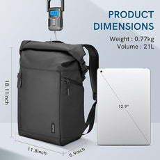 Kingsons Travel Laptop Backpack，Anti Theft Business Backpack for Men Womens Lightweight Waterproof Backpacks Computer Bag Fits 15.6 Inch Laptop and Notebook