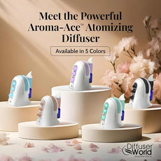 1000 Sq Ft Waterless Diffuser for Essential Oils, Made in USA Black Waterless Aroma Atomizer for Large Room Fragrance, Home Scent Machine, Air Aromatherapy Holiday