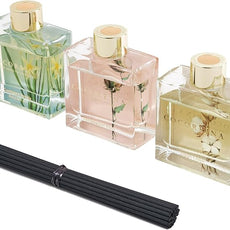 COCORRÍNA Reed Diffuser Set of 3-3 Pack/ 3.04 Fl.oz Diffuser with 24 Sticks Cashmere Vanilla/Sandalwood Rose/Clean Linen Reed Diffuser for Home Bathroom Office Decor