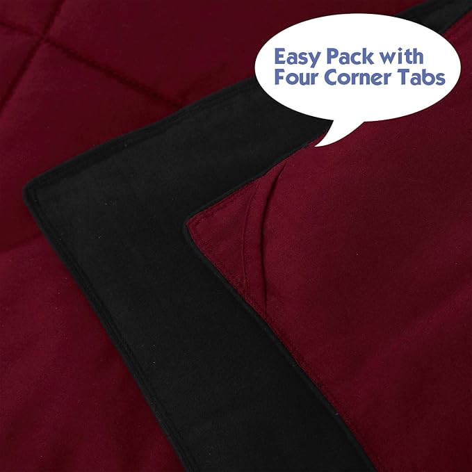 HIG 3 Pieces Black California King Comforter Set, Modern Breathable Box Stitched Duvet Insert with 2 Shams, Soft Fluffy All Season Reversible Comforter Set Blanket with Corner Tabs for Bedroom