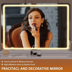 Hasipu Vanity Mirror with Lights, 22.8