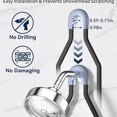 YASONIC Shower Caddy Hanging, Never Rust Shower Organizer Hanging, Aluminum Shower Racks for Inside Shower with Hooks for Razor, Bathroom Organizers and Storage with Soap Holder, Black