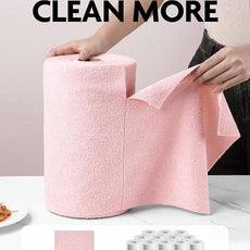 Fantasticlean Microfiber Cleaning Cloth Roll -150 Pack, Tear Away Microfiber Towels, 12