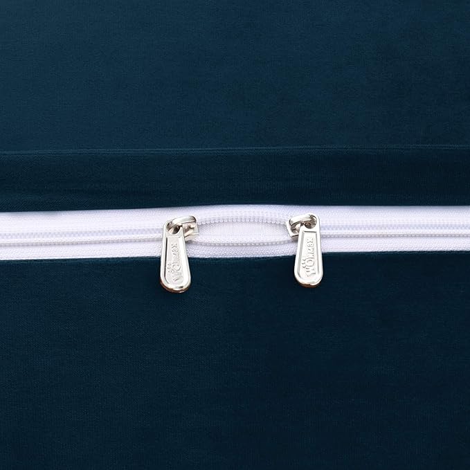 Wedge Headboard Bolster Pillow Reading Pillows for Sitting in Bed Adult，Small Velvet Triangular Cushion Backrest Lumbar Back Support Upholstered Daybed Sit Up Book Pillows（Darkblue, Small）