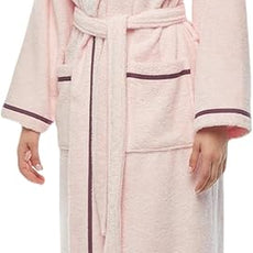 Arus Women's Hooded Classic Bathrobe Turkish Cotton Robe with Full Length Options