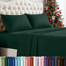 Utopia Bedding Full Bed Sheets Set - 4 Piece Bedding - Brushed Microfiber - Shrinkage and Fade Resistant - Easy Care (Emerald Green)