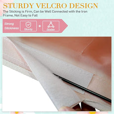 Bedside Storage Caddy/Bedside Hanging Storage Bag for Headboards Bunk Beds Dorm Rooms Book Phone Magazine Holder (Light Pink)