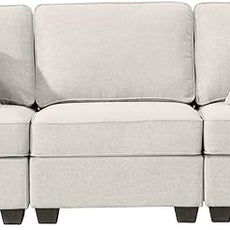 Legend Vansen Modular Sectional Sofa L Shaped Couch with Ottoman Modern Reversible Corner Sectional Couch for Living Room