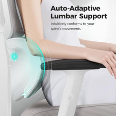 Ergonomic Office Chair High Back Desk Chair with Lumbar Support, Breathable Mesh Computer Chair with Adjustable Armrests Height, Reclining Swivel Big and Tall Gaming Chair for Home Office(Gray)