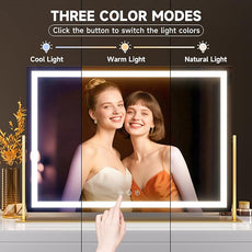 Hasipu Vanity Mirror with Lights, 25.6