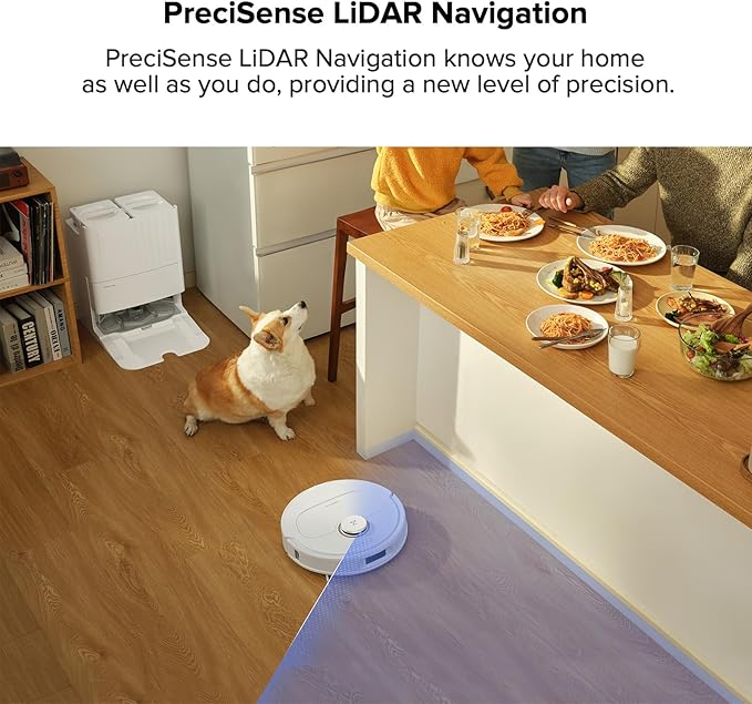 roborock Qrevo Pro Robot Vacuum and Mop with FlexiArm Design Edge Mopping, Dynamic Hot Water Mop Washing and Auto Mop Drying, Intelligent Dirt Detection (Renewed)