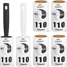 Lint Rollers for Pet Hair Extra Sticky, [660 Sheets/6 Refills] Lint Roller with 2 Upgraded Handles, Portable Lint Remover Brush Pet Hair Remover for Dog & Cat Hair