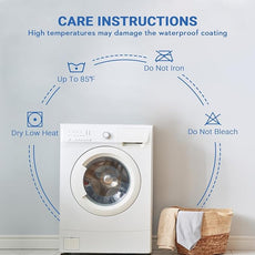 MUXHOMO 2 Pack Twin XL Mattress Protector, 100% Waterproof Quilted Mattress Cover Twin XL, Noiseless Soft & Cooling Mattress Pad Cover, Deep Pocket 6